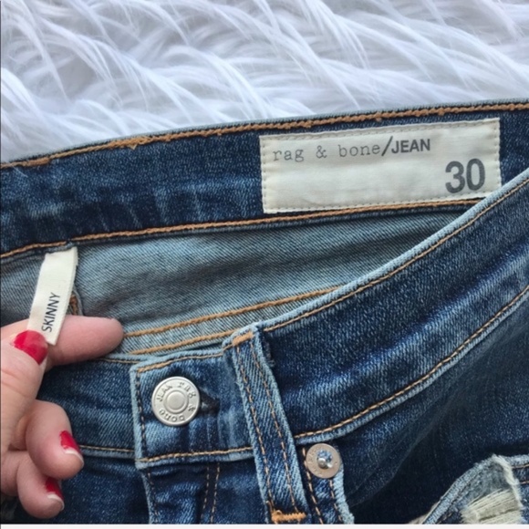 NEW W TAGS • Rag & Bone • Skinny Jeans La Paz NWT size 30 - Picture 7 of 10